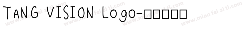 TANG VISION Logo字体转换